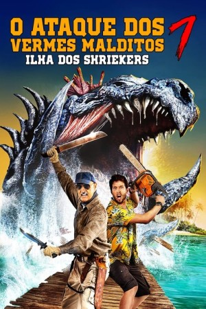 Capa do filme O Ataque dos Vermes Malditos 7: Ilha dos Shriekers para assistir online em HD